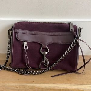 Rebecca Minkoff Mini Mac Crossbody Suede Bag